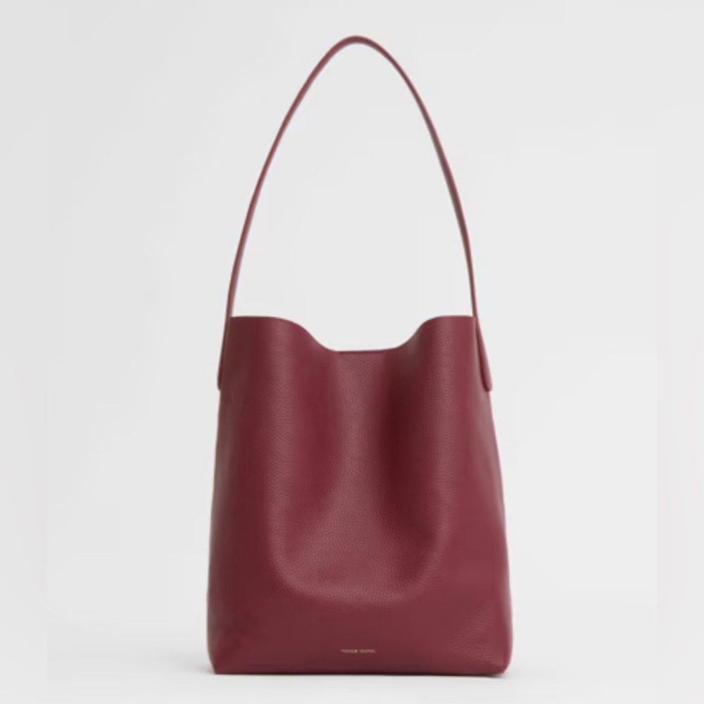 Mansur Gavriel Everyday Cabas in Oxblood Shoulder Bad Purse Handbag
